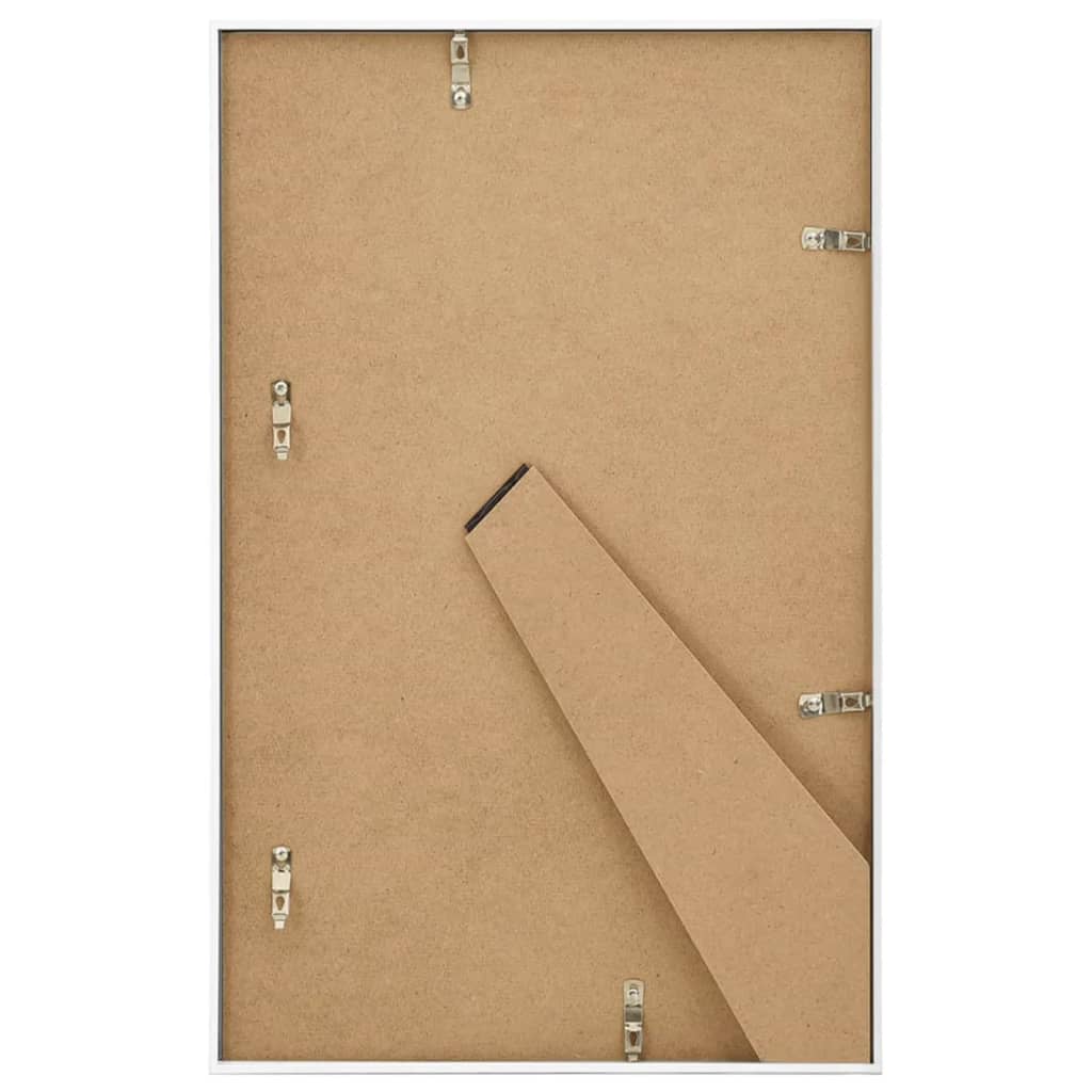 vidaXL Bilderrahmen Collage 3 Stk. für Tisch Weiß 13x18 cm MDF