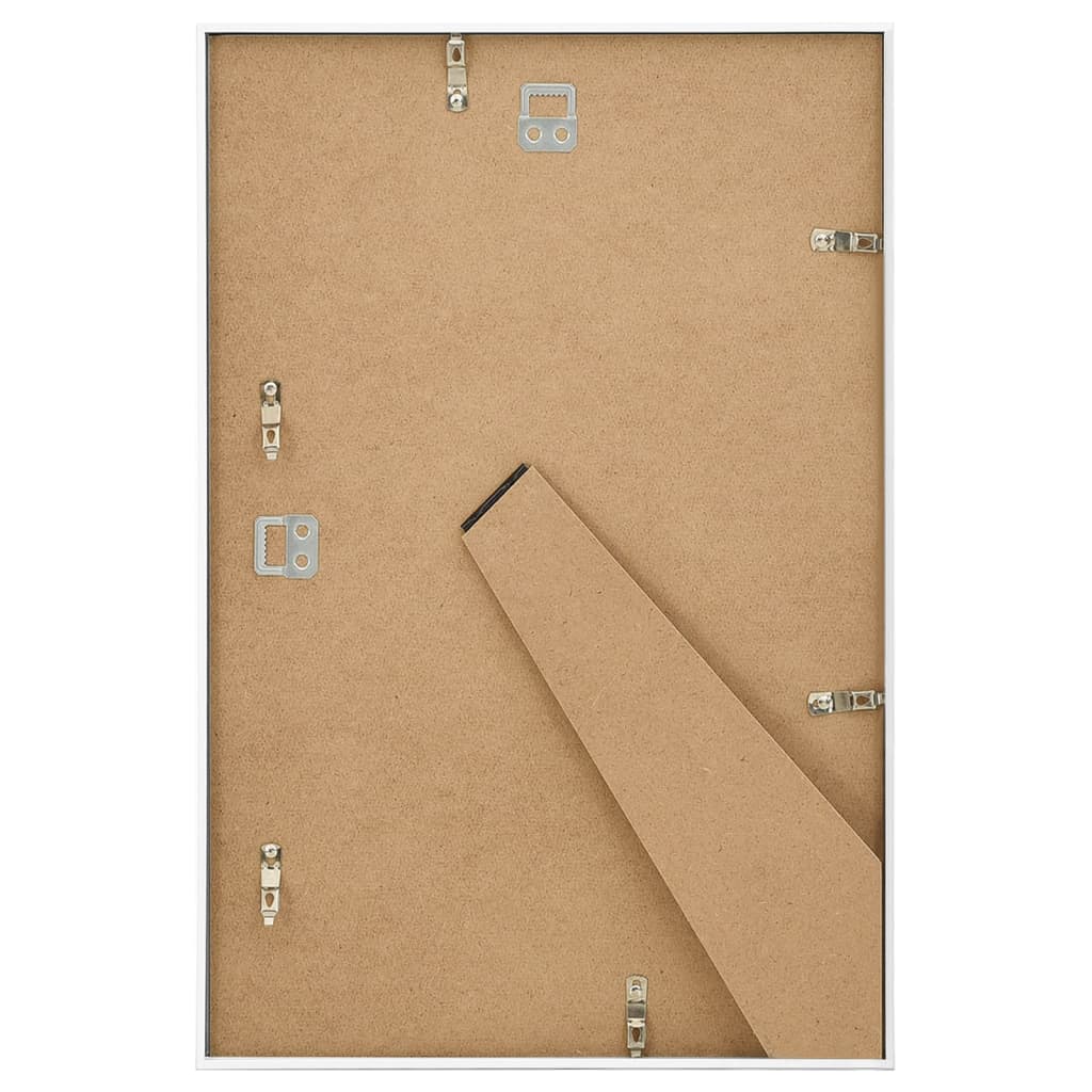 vidaXL Bilderrahmen Collage 3 Stk. für Wand Tisch Weiß 21x29,7 cm MDF