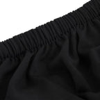 vidaXL Stretch Sofahusse 3-Sitzer Schwarz Polyester-Jersey