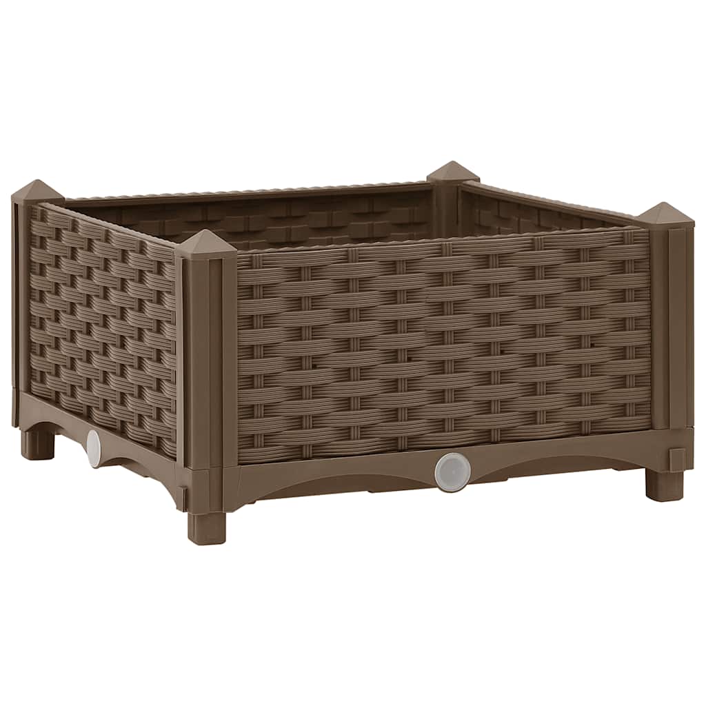 vidaXL Hochbeet 40x40x23 cm Polypropylen