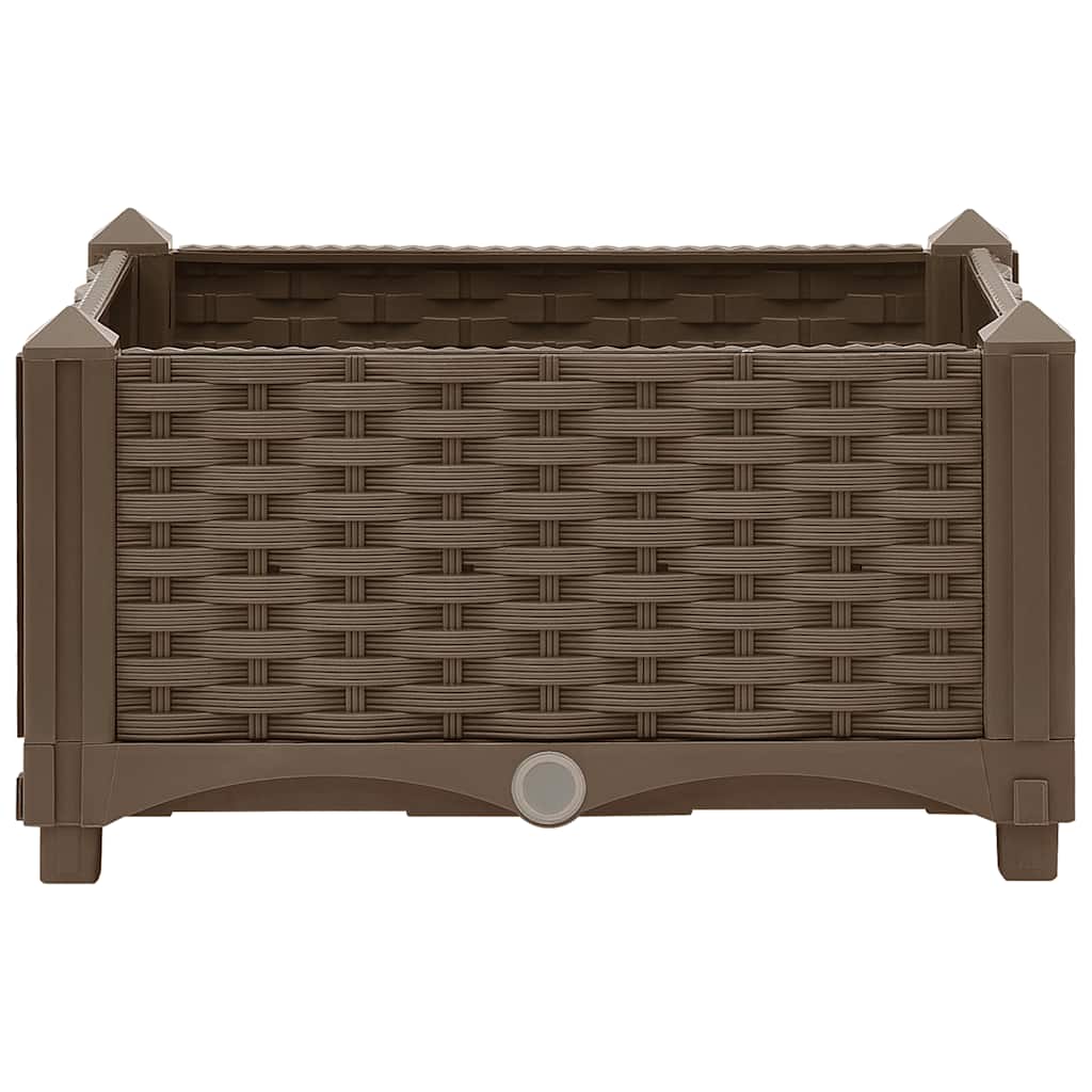 vidaXL Hochbeet 40x40x23 cm Polypropylen