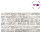 vidaXL Wandpaneele 10 pcs Rot 100 x 50 cm EPS-Schaum