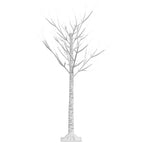 vidaXL Weihnachtsbaum 128 LEDs 1,2 m Warmweiß Indoor Outdoor