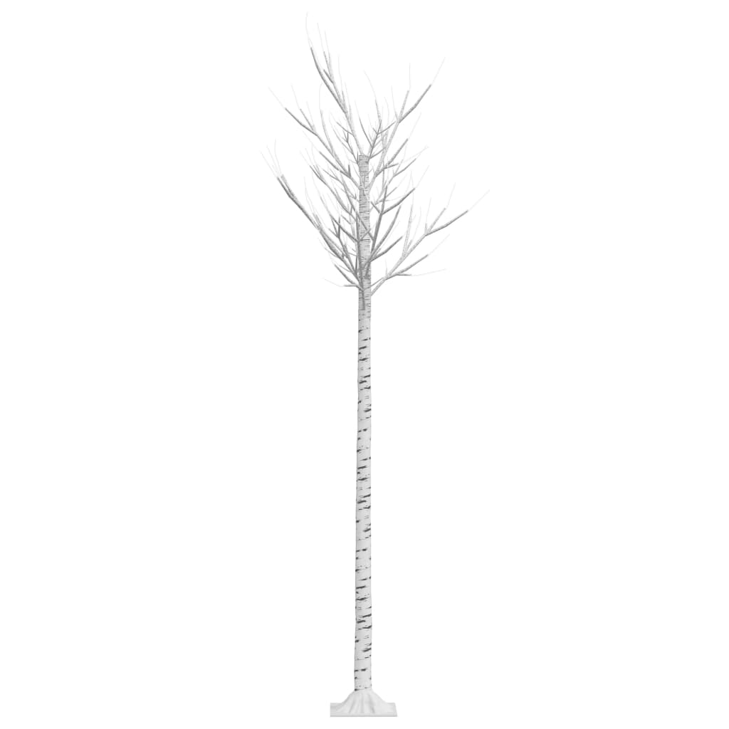 vidaXL Weihnachtsbaum 220 LEDs 2,2 m Warmweiß Indoor Outdoor