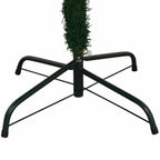 vidaXL Künstlicher Weihnachtsbaum mit Beleuchtung Kugeln L 240 cm Grün