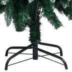 vidaXL Künstlicher Weihnachtsbaum mit LEDs Kugeln Zapfen 150 cm
