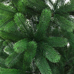 vidaXL Künstlicher Weihnachtsbaum Beleuchtung & Kugeln 210 cm Grün