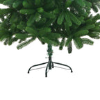 vidaXL Künstlicher Weihnachtsbaum Beleuchtung & Kugeln 210 cm Grün