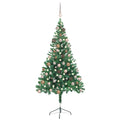 vidaXL Künstlicher Weihnachtsbaum Beleuchtung Kugeln 150cm 380 Zweige