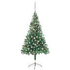 vidaXL Künstlicher Weihnachtsbaum Beleuchtung Kugeln 150cm 380 Zweige