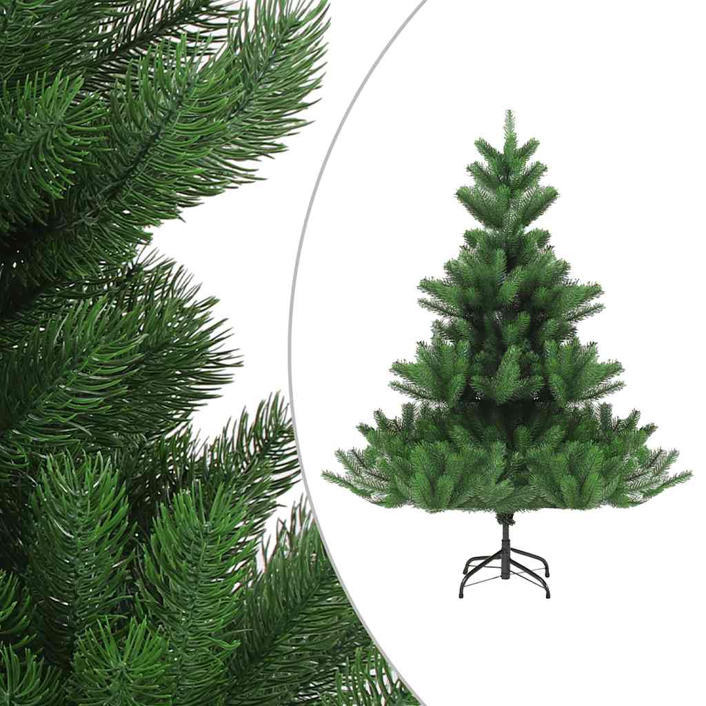vidaXL Künstlicher Weihnachtsbaum Nordmann LED & Kugeln Grün 150 cm
