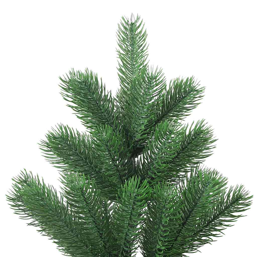 vidaXL Künstlicher Weihnachtsbaum Nordmann LED & Kugeln Grün 150 cm