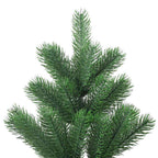 vidaXL Künstlicher Weihnachtsbaum Nordmann LED & Kugeln Grün 150 cm