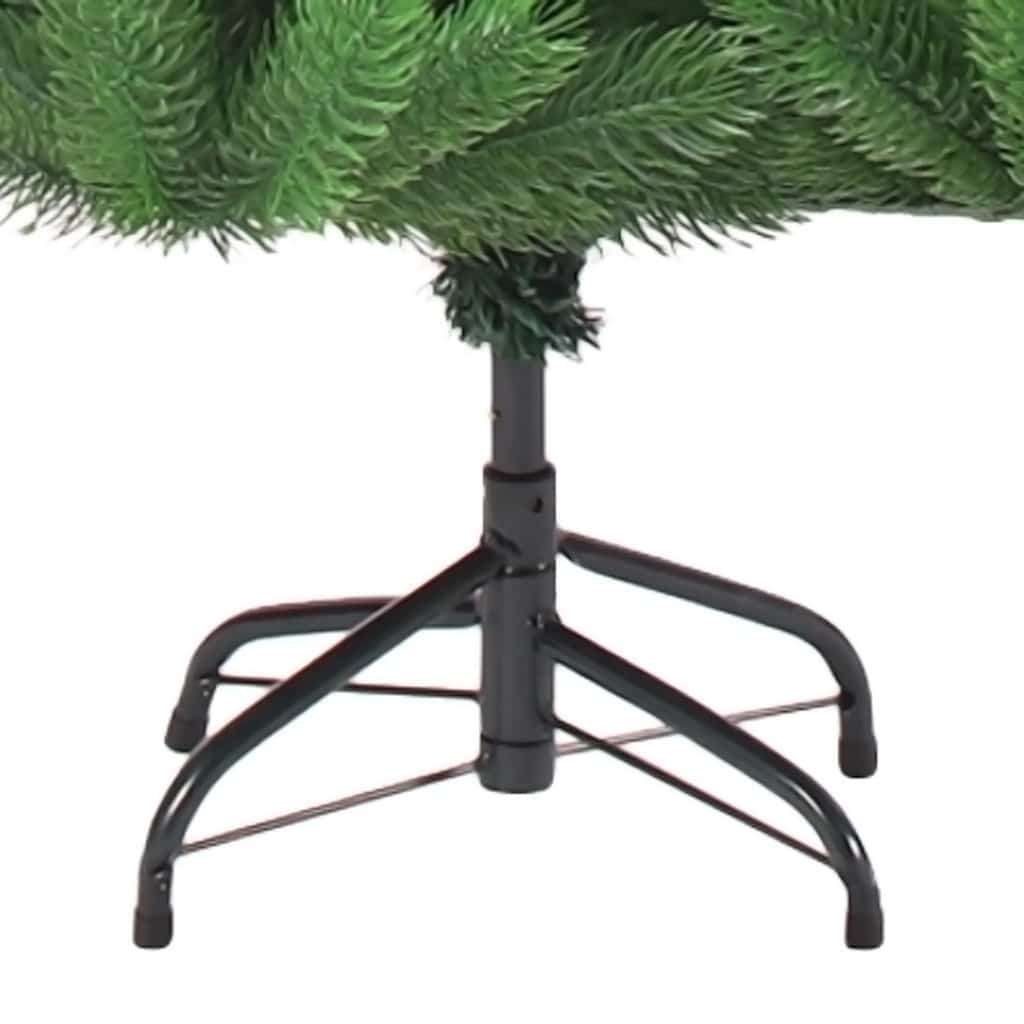 vidaXL Künstlicher Weihnachtsbaum Nordmann LED & Kugeln Grün 150 cm