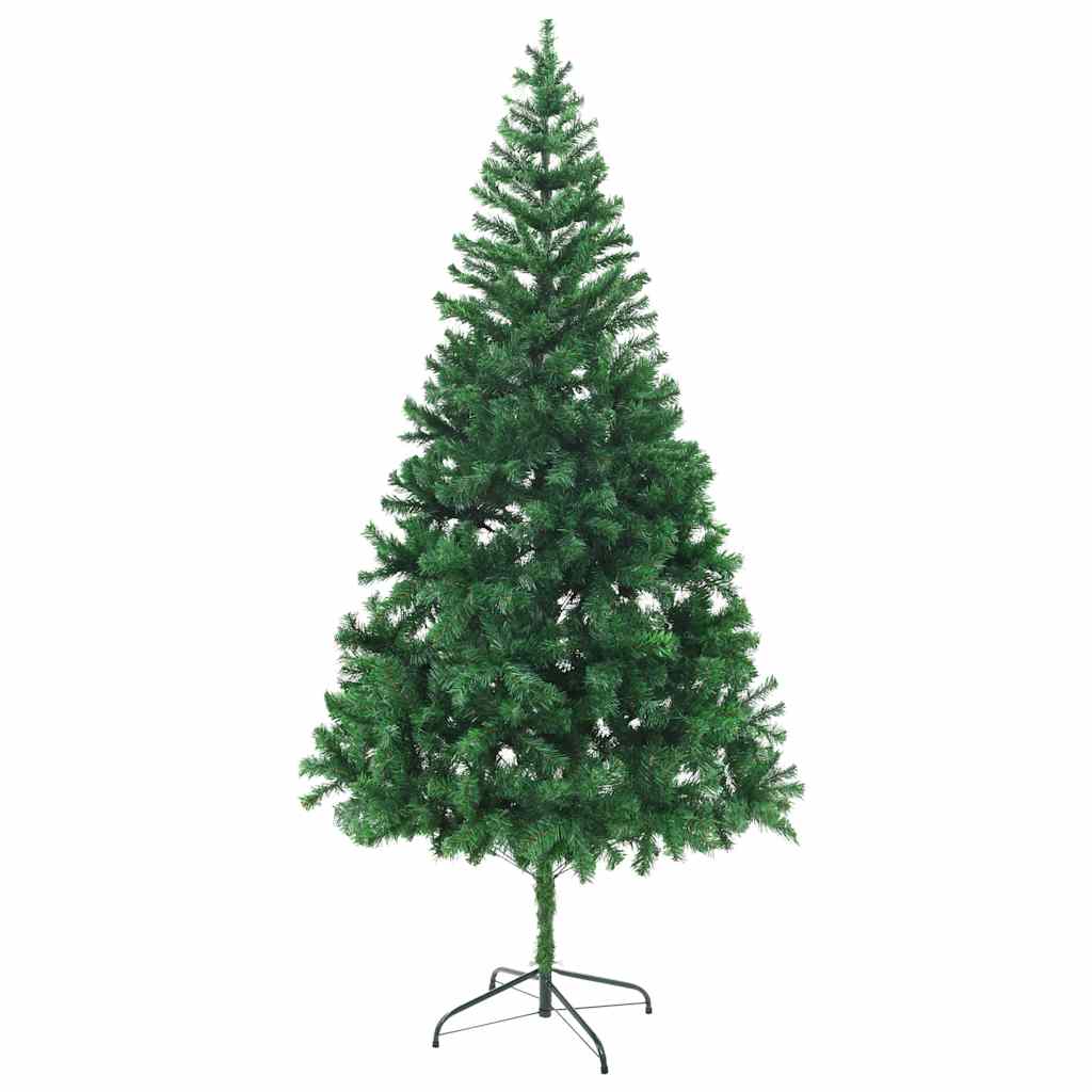 vidaXL Künstlicher Weihnachtsbaum Beleuchtung Kugeln 210cm 910 Zweige