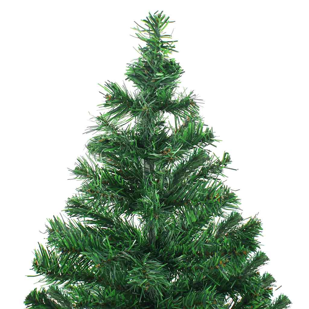 vidaXL Künstlicher Weihnachtsbaum Beleuchtung Kugeln 210cm 910 Zweige