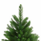 vidaXL Künstlicher Weihnachtsbaum mit Beleuchtung Kugeln 240 cm Grün