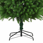 vidaXL Künstlicher Weihnachtsbaum mit Beleuchtung Kugeln 240 cm Grün
