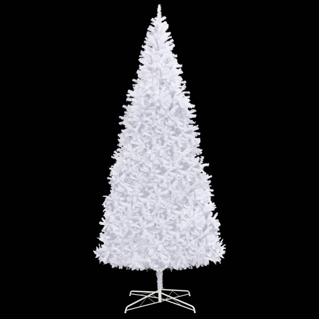 vidaXL Künstlicher Weihnachtsbaum mit Beleuchtung 400 cm Weiß
