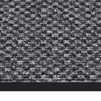 vidaXL Fußmatte Grau 60x80 cm