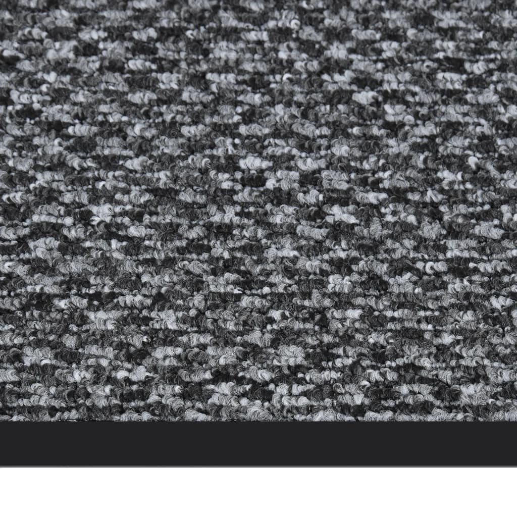 vidaXL Fußmatte Grau 60x80 cm