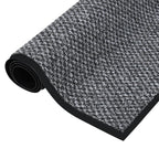 vidaXL Fußmatte Grau 60x80 cm