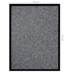 vidaXL Fußmatte Grau 60x80 cm