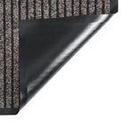 vidaXL Fußmatte Beige Gestreift 40x60 cm