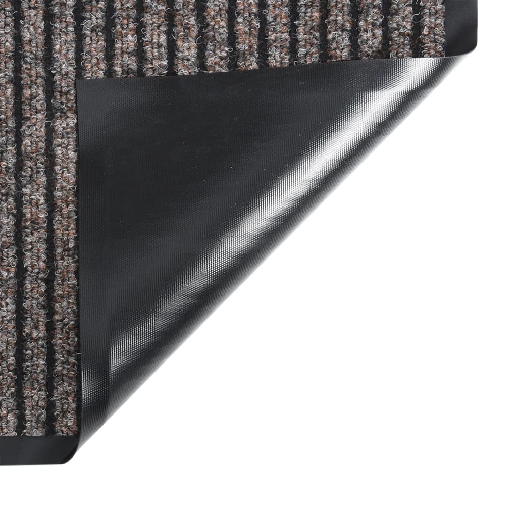 vidaXL Fußmatte Beige Gestreift 40x60 cm