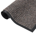 vidaXL Fußmatte Beige Gestreift 40x60 cm