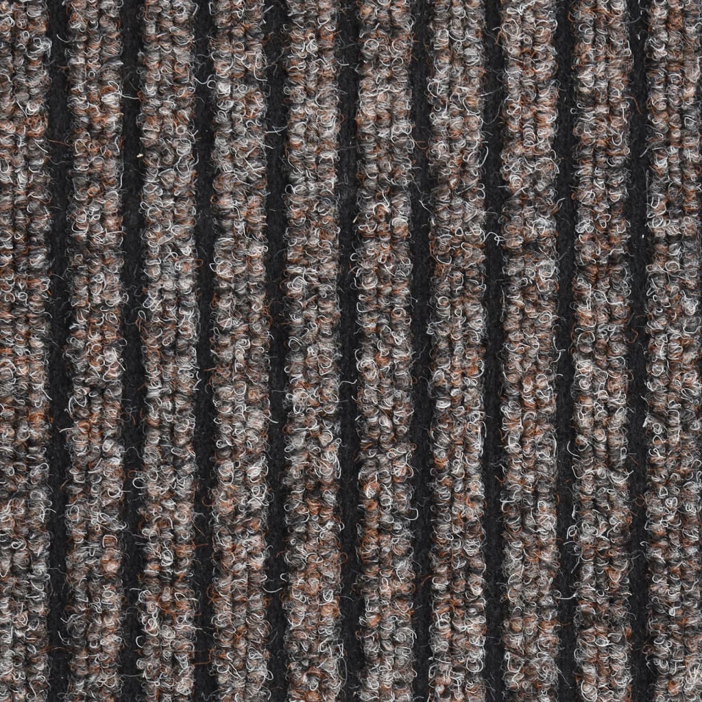 vidaXL Fußmatte Beige Gestreift 40x60 cm