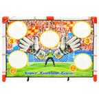 vidaXL Fußballtor-Set mit Torwand 120x51x77,5 cm
