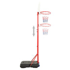 vidaXL Tragbares Basketball-Set Verstellbar 200-236 cm