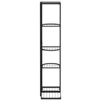 vidaXL Blumenständer 5-Etagen 43x22x98 cm Schwarz Metall