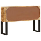 vidaXL Sideboard 110x30x74 cm Raues Mangoholz