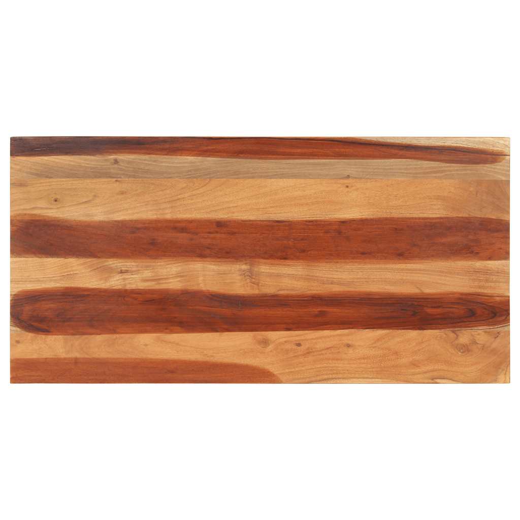 vidaXL Tischplatte 120x60x(2,5-2,7) cm Massivholz Palisander