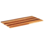 vidaXL Tischplatte 120x60x(2,5-2,7) cm Massivholz Palisander