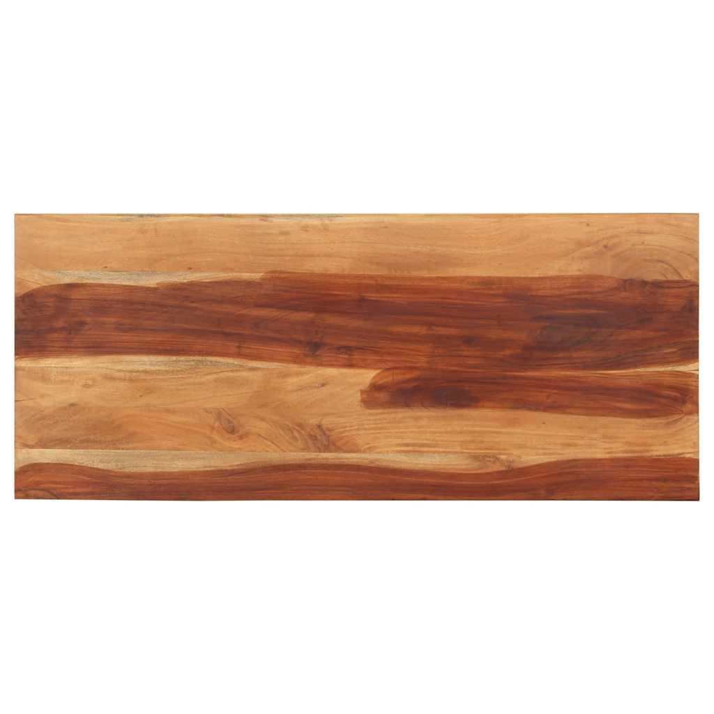 vidaXL Tischplatte 140x60x(2,5-2,7) cm Massivholz Akazie