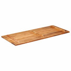 vidaXL Tischplatte 140x60x(2,5-2,7) cm Massivholz Akazie