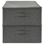 vidaXL Aufbewahrungsboxen 2 Stk. Stoff 70x40x18 cm Anthrazit