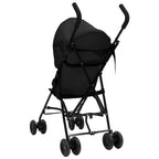 vidaXL Kinderwagen Anthrazit und Schwarz Stahl