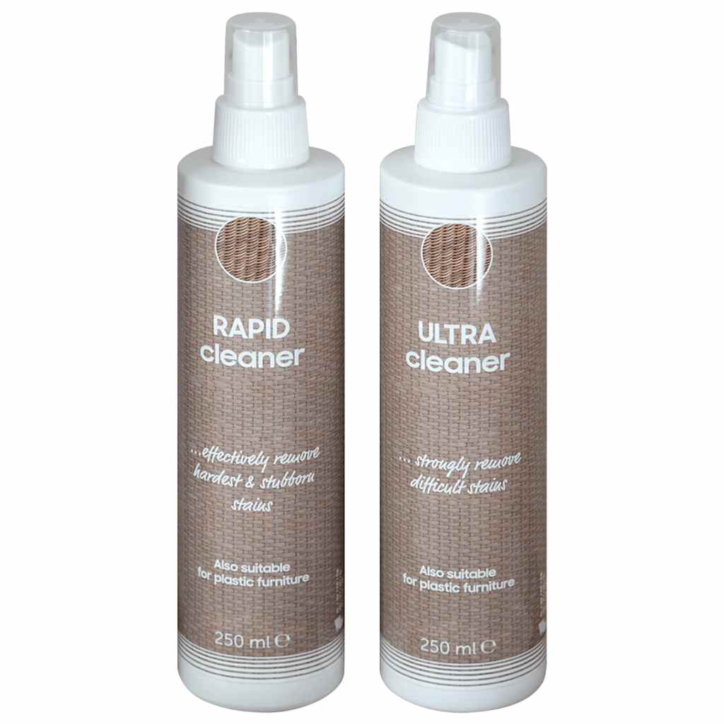 vidaXL Gartenmöbel-Reiniger für Rattan und Textilene 2x250 ml