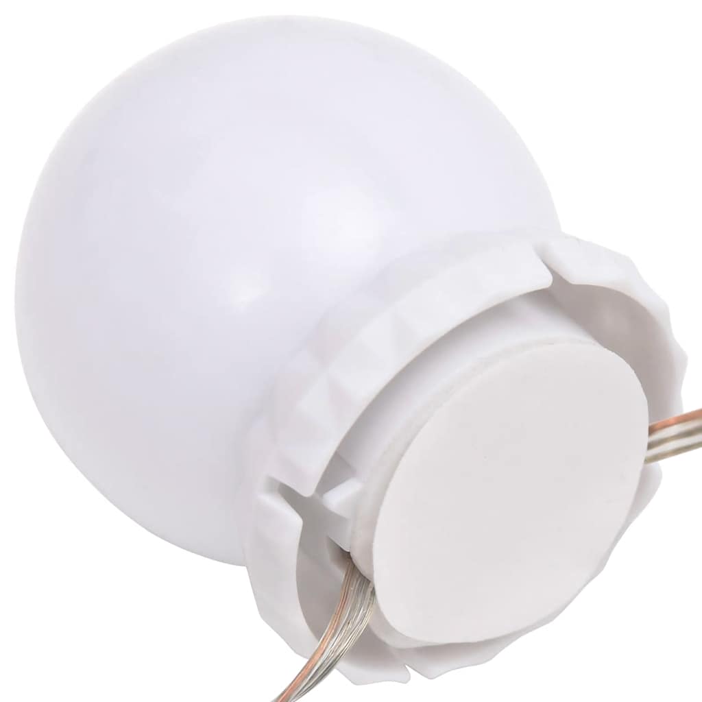 vidaXL Spiegelleuchte mit 8 LED-Glühbirnen Warmweiß und Kaltweiß