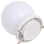 vidaXL Spiegelleuchte mit 8 LED-Glühbirnen Warmweiß und Kaltweiß