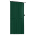 vidaXL Gartenhaus Grün 118,5x97x209,5 cm Verzinkter Stahl
