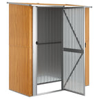 vidaXL Gartenhaus 180,5x97x209,5 cm Verzinkter Stahl Holzoptik