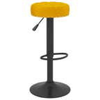 vidaXL Barhocker 2 Stk. Senfgelb Samt