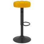 vidaXL Barhocker 2 Stk. Senfgelb Samt