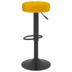vidaXL Barhocker 2 Stk. Senfgelb Samt