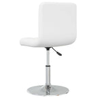 vidaXL Esszimmerstühle 4 Stk. Weiß Kunstleder
